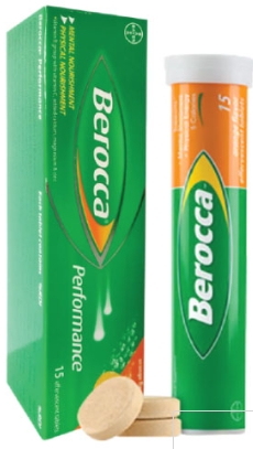 Berocca Performance Organge Flavour 15เม็ดฟู่ บีรอคคา เพอร์ฟอร์มานซ์ (กลิ่นส้ม) 